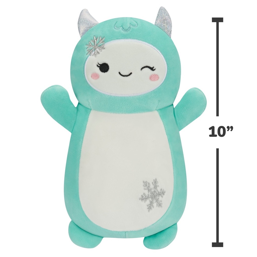 NWT Squishmallows Hugmees Ultra Soft Plush - Yollie the Teal Yeti